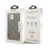 Guess GUOHCN61H4STW iPhone 11brązowy/brown hardcase 4G Print Strap